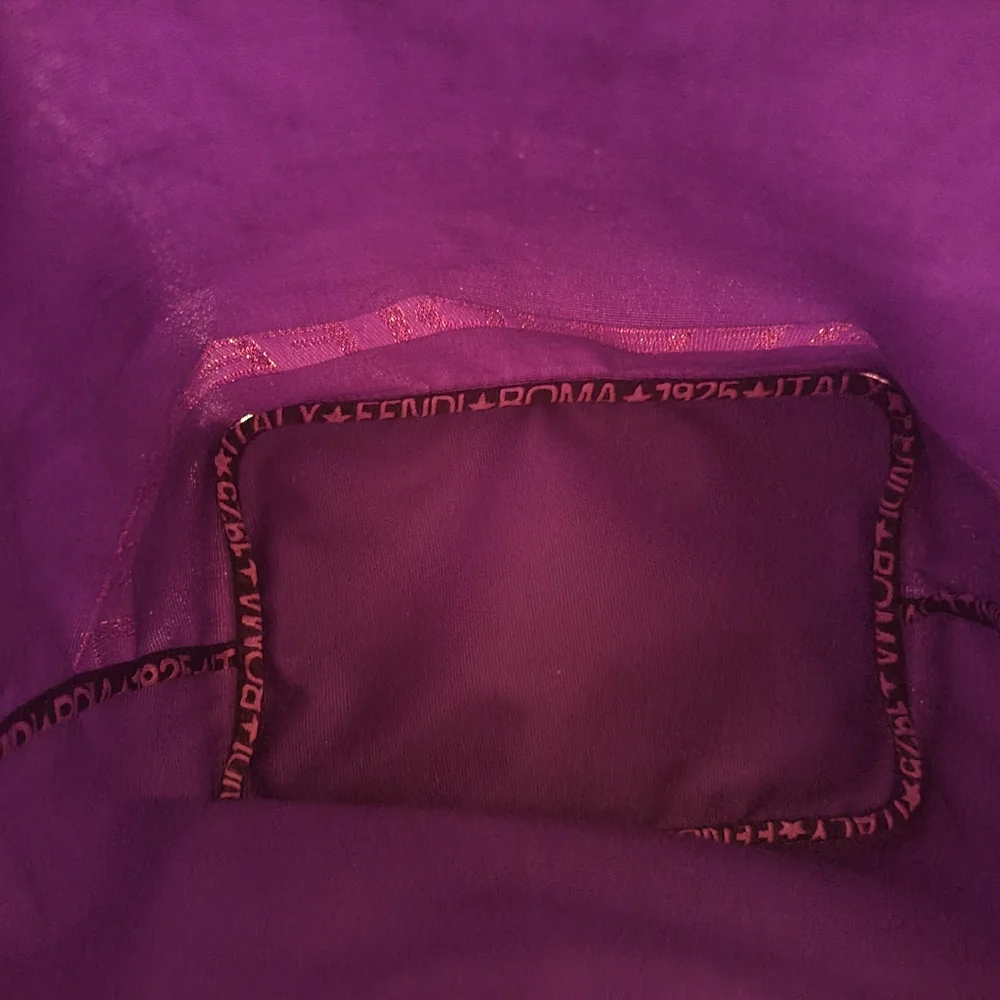 Fendi Black and Brown Logo Tote